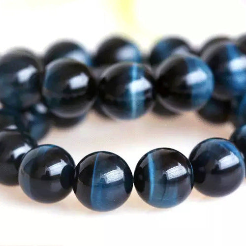 Natural blue tiger's eye bracelet, hawk's eye with cat's eye blue tiger's eye bracelet jewelry wholesale, blue tiger's eye stone.