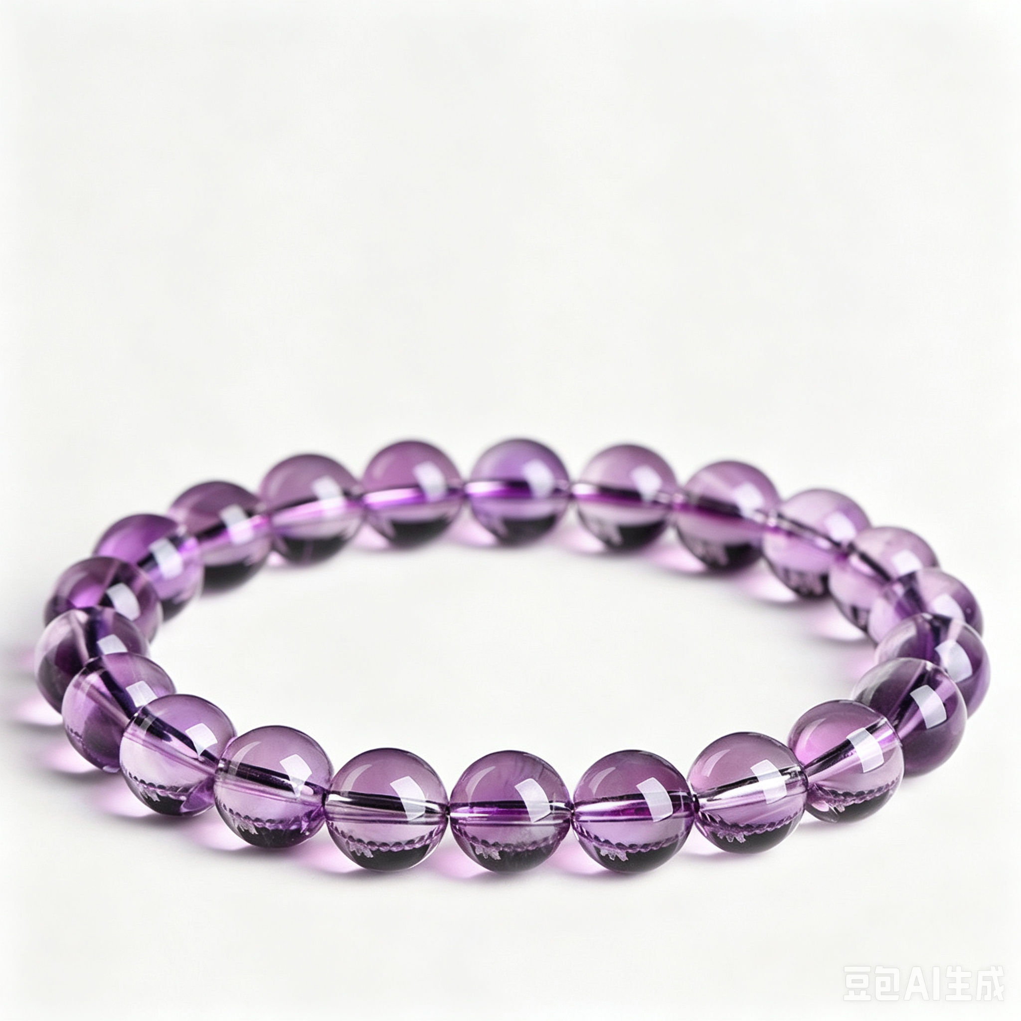 Natural Light Amethyst Bracelet — DIY Fashion Bracelet