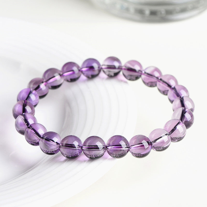 Natural Light Amethyst Bracelet — DIY Fashion Bracelet