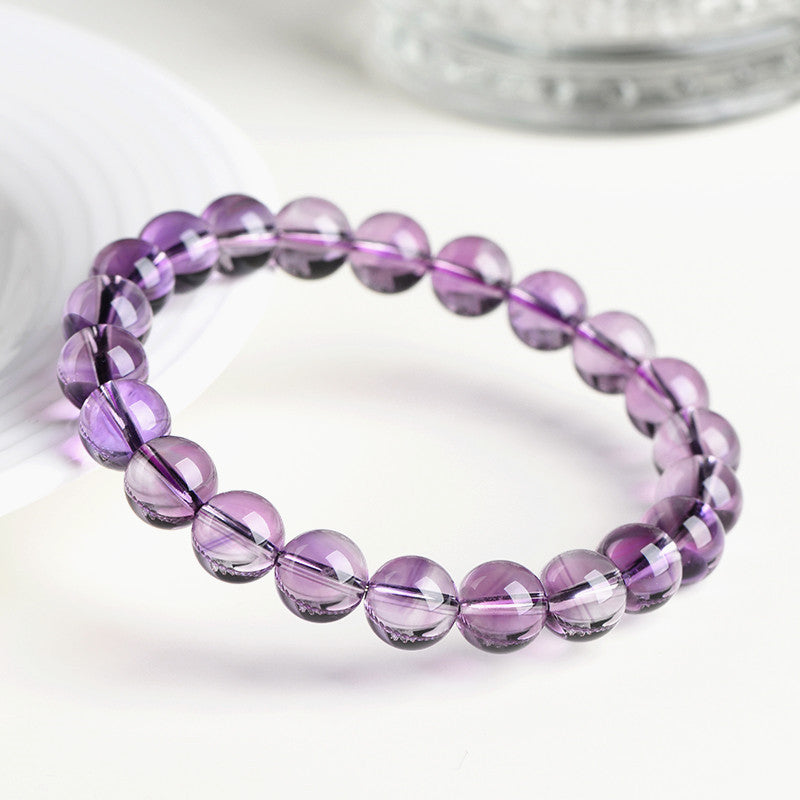 Natural Light Amethyst Bracelet — DIY Fashion Bracelet